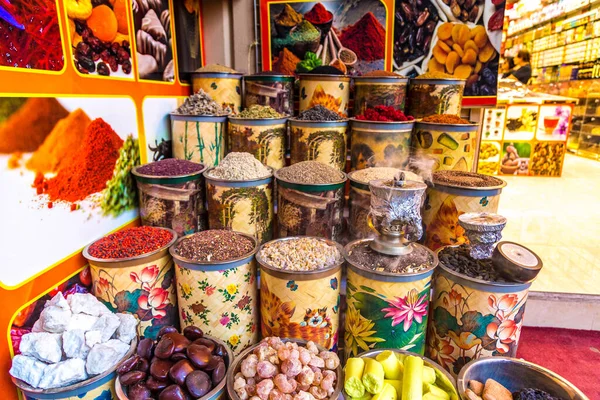 Dubai United Arab Emirates Januari 2020 Arabische Kruiden Traditionele Markt — Stockfoto