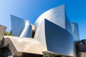 LOS ANGELES, USA - MARCH 29, 2020: Walt Disney Concert Hall in Los Angeles, California, USA