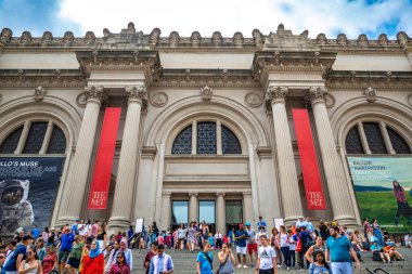 NEW YORK CITY, ABD - 15 Mart 2020: New York 'taki Metropolitan Sanat Müzesi, ABD