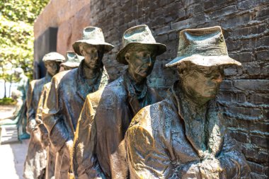 WASHINGTON DC, ABD - 29 Mart 2020: Franklin Delano Roosevelt Memorial, Washington DC, ABD