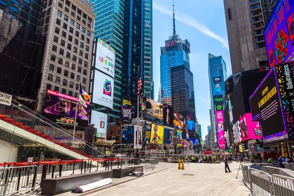 New York City Usa Mars 2020 Times Square Symbol För — Stockfoto