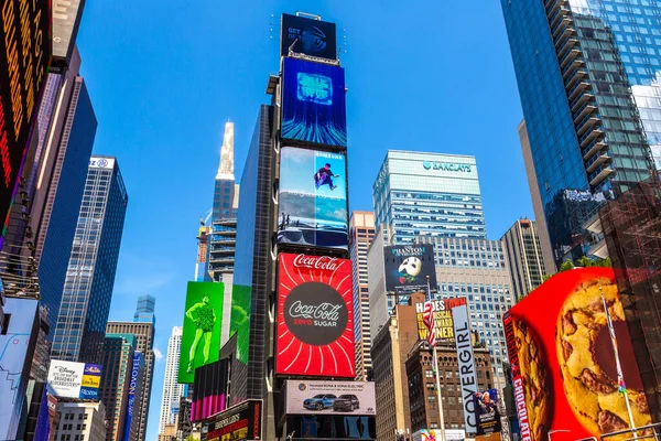 Nova Iorque Cidade Eua Março 2020 Times Square Símbolo Cidade — Fotografia de Stock