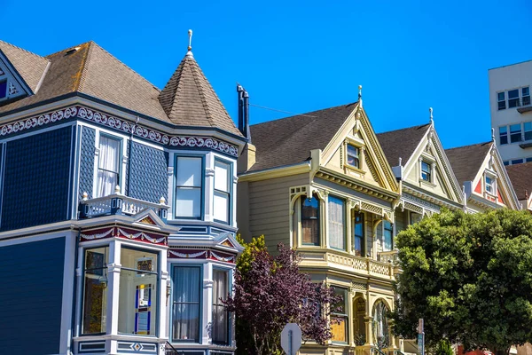 San Francisco Estados Unidos Marzo 2020 Las Damas Pintadas Casas — Foto de Stock