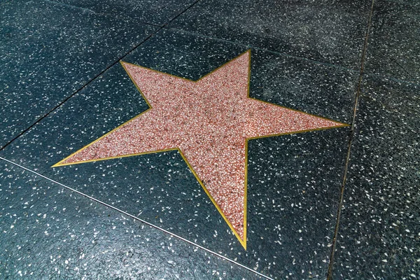 Los Angeles Hollywood Usa Maaliskuu 2020 Yksi Tyhjä Tähti Hollywoodin — kuvapankkivalokuva