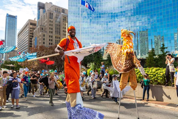 Toronto Canada September 2019 Global Strike Climate March Climate Justice — Stock Photo, Image