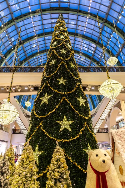 Dubai Verenigde Arabische Emiraten December 2019 Kerstboom Dubai Verenigde Arabische — Stockfoto