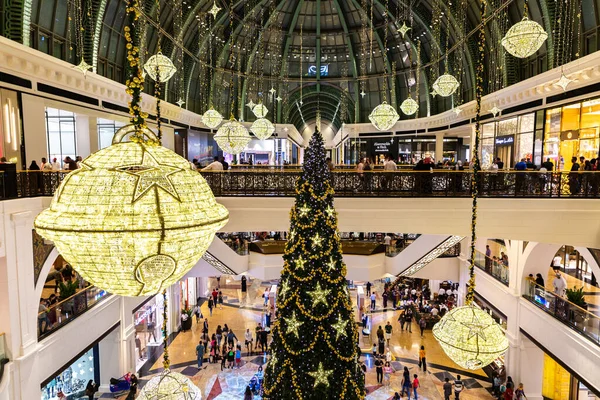 Dubai Verenigde Arabische Emiraten December 2019 Kerstboom Dubai Verenigde Arabische — Stockfoto