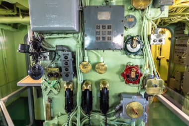 NEW YORK CITY, ABD - 29 Mart 2020: New York Citys Intrepid Sea, Air Space Museum Complex New York, New York, ABD