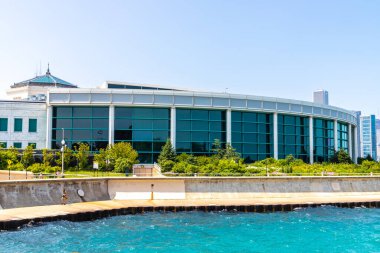 Chicago, Illinois, ABD - 29 Mart 2020: Shedd Akvaryum Binası