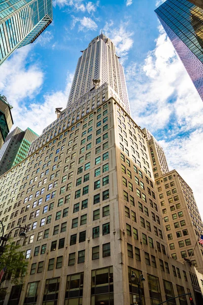 Nueva York City Marzo 2020 Fachada Del Edificio Chrysler Manhattan — Foto de Stock