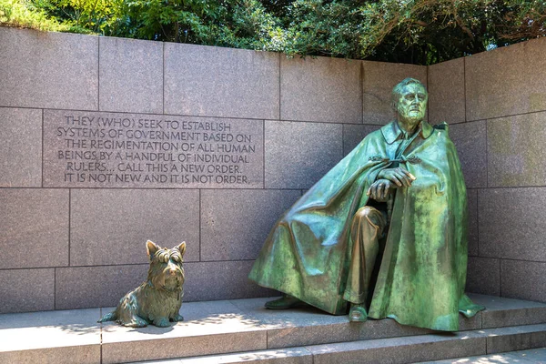 Washington Eua Março 2020 Franklin Delano Roosevelt Memorial Washington Dia — Fotografia de Stock