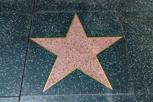 Los Angeles Hollywood Usa March 2020 One Empty Star Hollywood — Stock Photo, Image