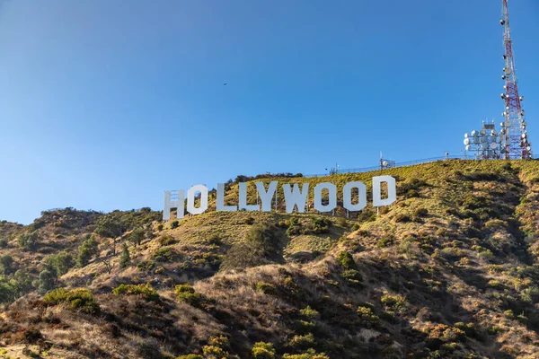 Los Angeles Hollywood Usa Marzec 2020 Napis Hollywood Los Angeles — Zdjęcie stockowe