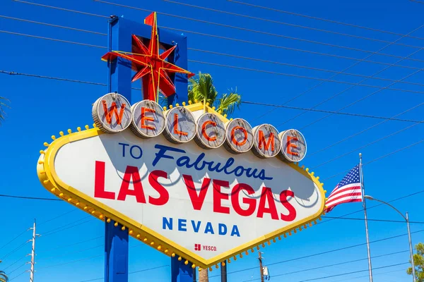 Las Vegas Usa Maart 2020 Welkom Bij Fabulous Las Vegas — Stockfoto