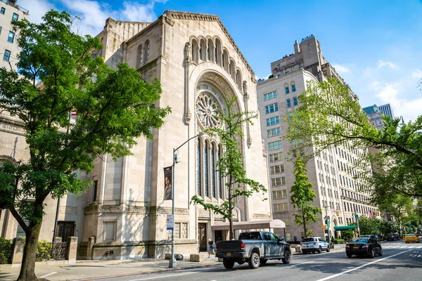 New York City Usa Maart 2020 Temple Emanu New York — Stockfoto