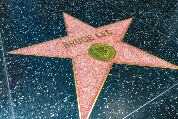Los Angeles Hollywood Usa March 2020 Hvězda Bruce Lee Hollywood — Stock fotografie