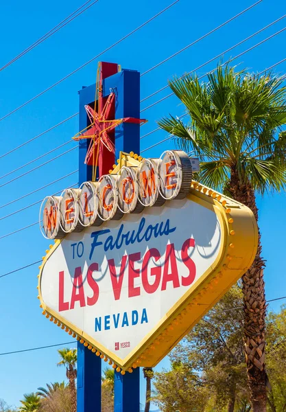 Las Vegas Usa Maart 2020 Welkom Bij Fabulous Las Vegas — Stockfoto