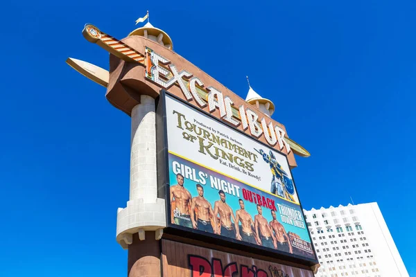 Las Vegas Usa Mars 2020 Excalibur Hotel Casino Las Vegas — Stockfoto