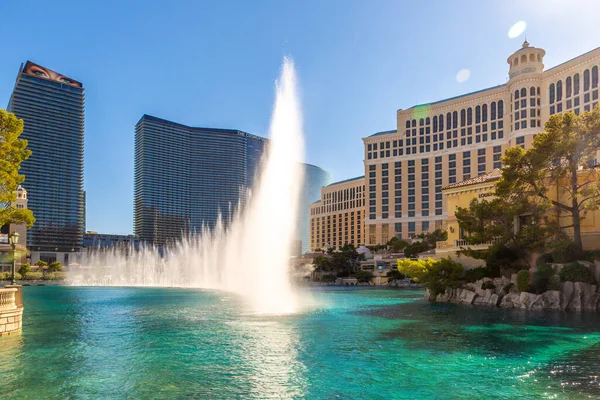 Las Vegas Estados Unidos Marzo 2020 Bellagio Hotel Casino Fountains — Foto de Stock
