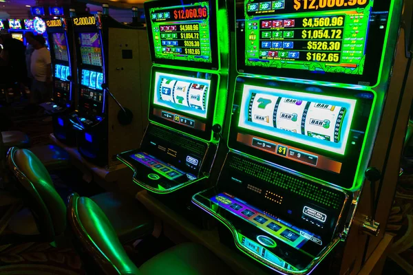 Las Vegas Eua Março 2020 Slot Machine Casino Caesars Palace — Fotografia de Stock