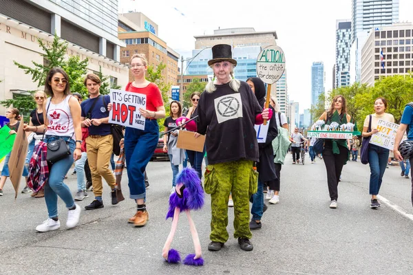 Toronto Canada September 2019 파업과 캐나다 온타리오주 토론토에서 — 스톡 사진