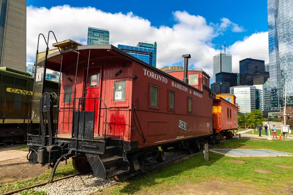 Toronto Canadá Abril 2020 Toronto Railway Museum Toronto Día Soleado — Foto de Stock