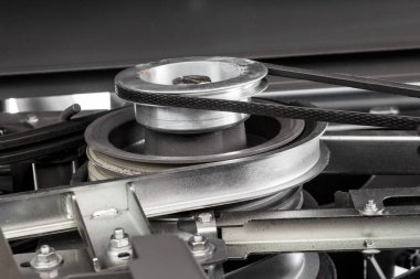 Kemer iletim ile hasat motor parçası. Tarım Tohum Sanayi ekipmanları