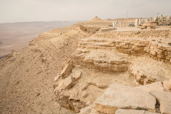Mitzpe Ramon Negev çöl Ramon Crater kenarı