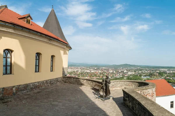 Aussichtsterrasse in der Burg Palanok in Mukatschewo, Ukraine — Stockfoto