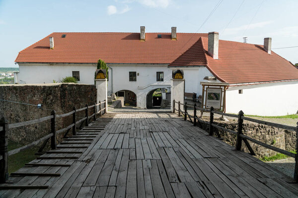 Entrance gate to the inner yard of Palanok Castle in Mukachevo, 