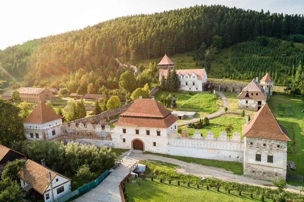 Лазарский замок, важные здания эпохи Возрождения Трансильвании — стоковое фото