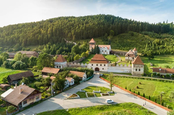 El Castillo de Lazar, importantes edificios renacentistas de Transilvani — Foto de Stock