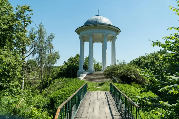 Vista Verão Alcova Perto Palácio Galaganiv Parque Nacional Sokyryntsi Região — Fotografia de Stock
