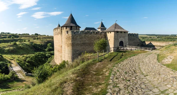 Mittelalterliche Festung Khotyn Dorf Khotyn Dnjestr Gebiet Tschernowitz Ukraine Reiseziele — Stockfoto