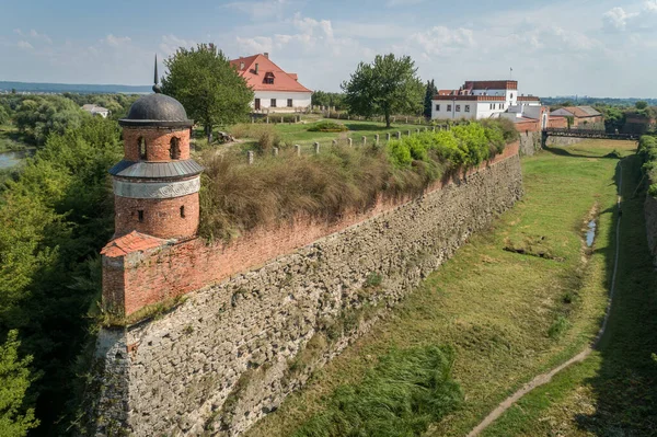 Veduta Aerea Del Castello Medievale Dubno Nella Città Dubno Regione — Foto Stock