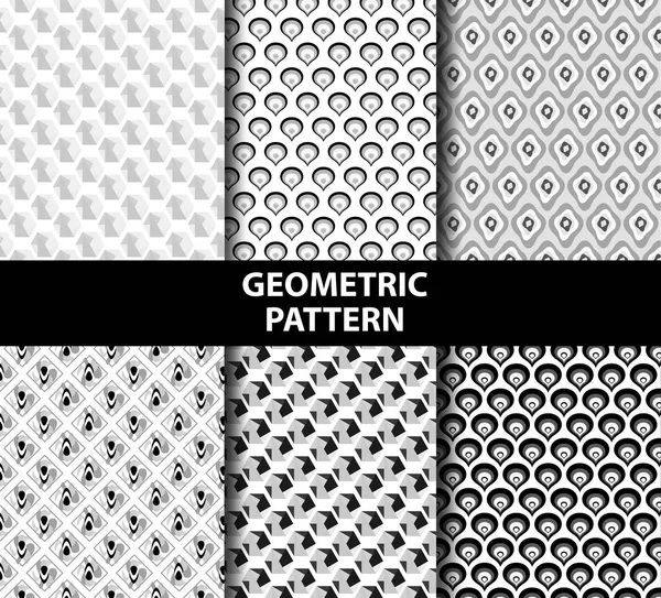 Abstraktes Geometrisches Streifenmuster Mit Bunten Rauten Und Farbpalette — Stockvektor