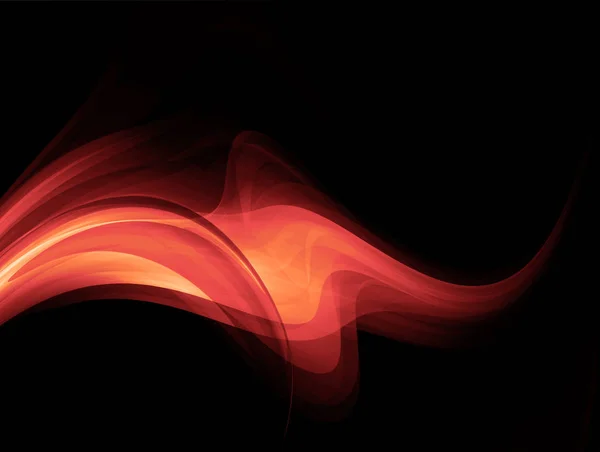 Helder Oranje Zwarte Moderne Futuristische Achtergrond Met Abstracte Golven — Stockfoto