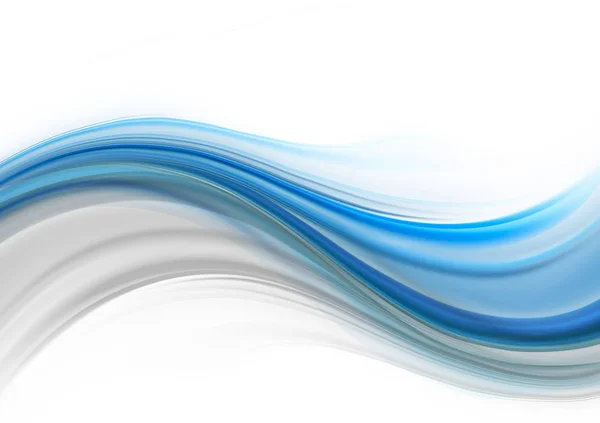 Jasny Niebieski Biały Nowoczesne Futurystyczne Tło Abstrakcja Waves — Zdjęcie stockowe