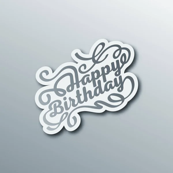 Illustrazione Vettoriale Biglietto Auguri Scritto Mano Pennello Lettering Moderno Buon — Vettoriale Stock