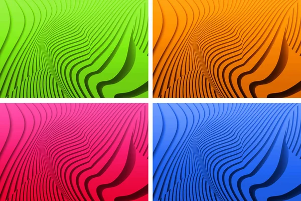 Set di colori moderno sfondo futuristico — Foto Stock
