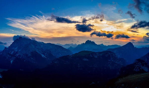 Национальный Природный Парк Tre Cime Dolomites Alps Прекрасная Природа Италии — стоковое фото