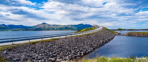 Norway Atlantic Ocean Road Atlantic Road Atlanterhavsveien Fue Galardonado Con — Foto de Stock