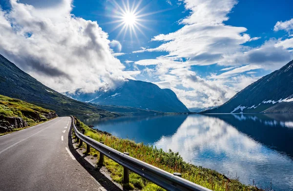 Mountain Road Norway — Stock Photo, Image