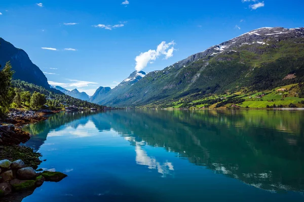 Bela Natureza Noruega Paisagem Natural — Fotografia de Stock