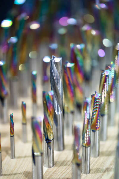 Drill Bits for Metal Set close up.