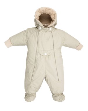 beyaz zemin üzerinde çocuk snowsuit Güz