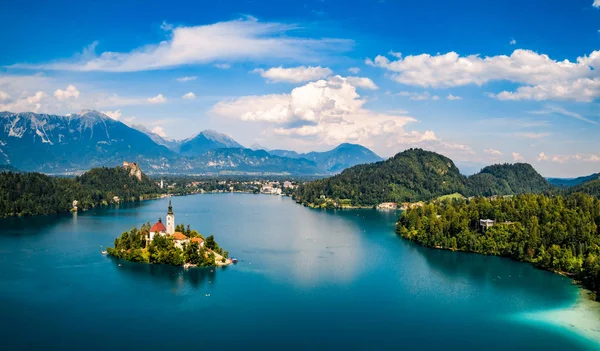 Slovenien - resort Lake Bled. — Stockfoto