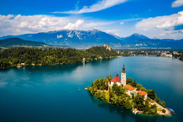 Eslovenia - resort Lago Bled . — Foto de Stock