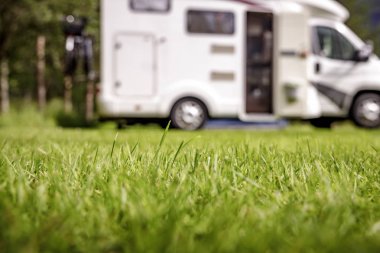 Aile tatil seyahat Rv, kamyonet ve karavan tatil gezisi