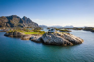 Lofoten bir adalar ilçe Nordland, Norveç içinde olduğunu.